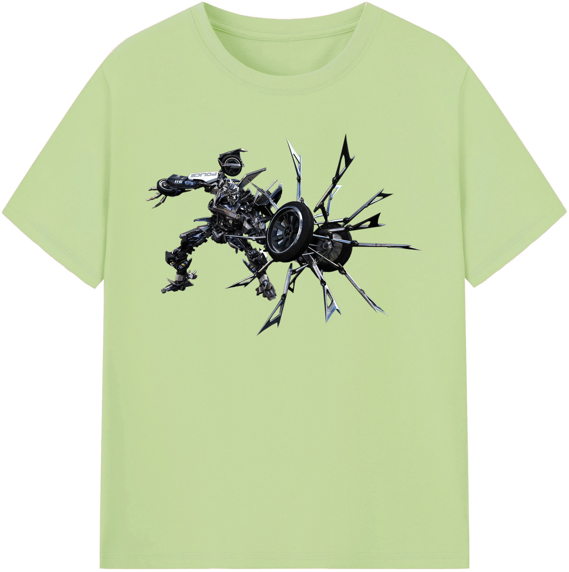 （画像用）  綿100％半袖Tシャツ（フロントプリント）